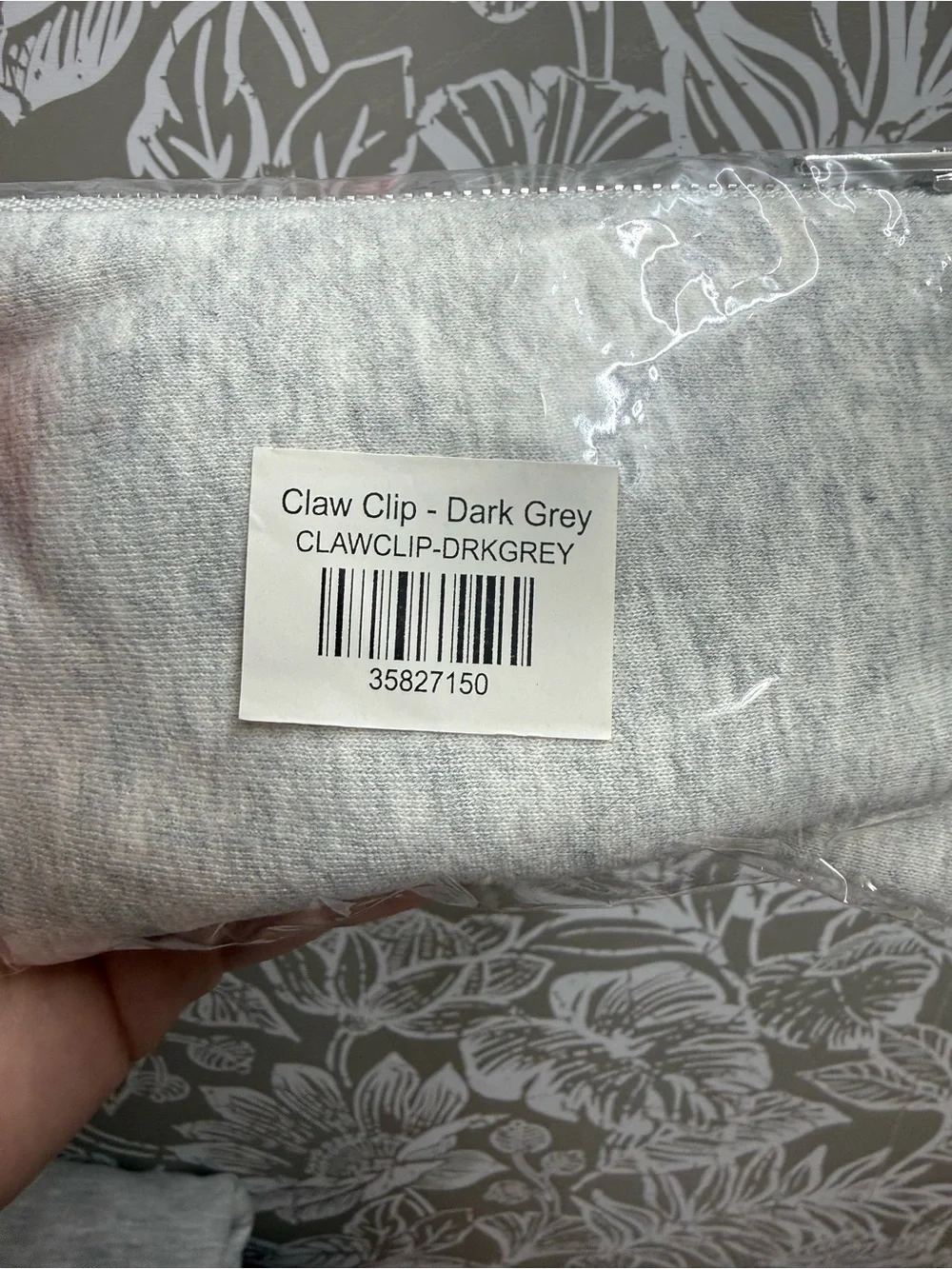 PARKE Claw Clip - Dark Grey - Back to school